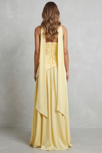 Kacob | Strapless Satin Maxi Dress | Wedding Guest Dress