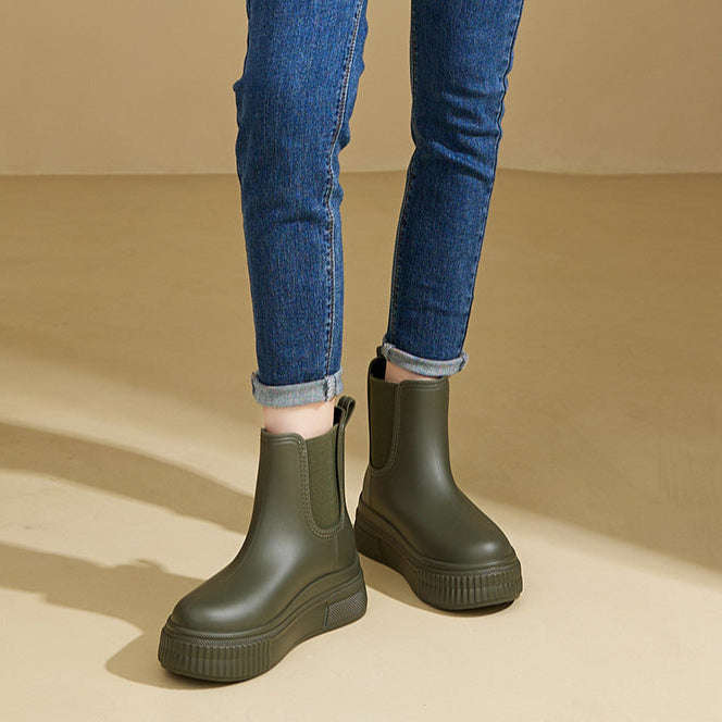 kacob womens sleek everyday rain boots