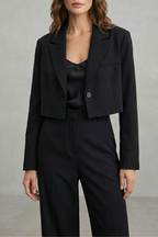 Kacob | Cropped Tailored Blazer