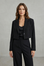 Kacob | Cropped Tailored Blazer