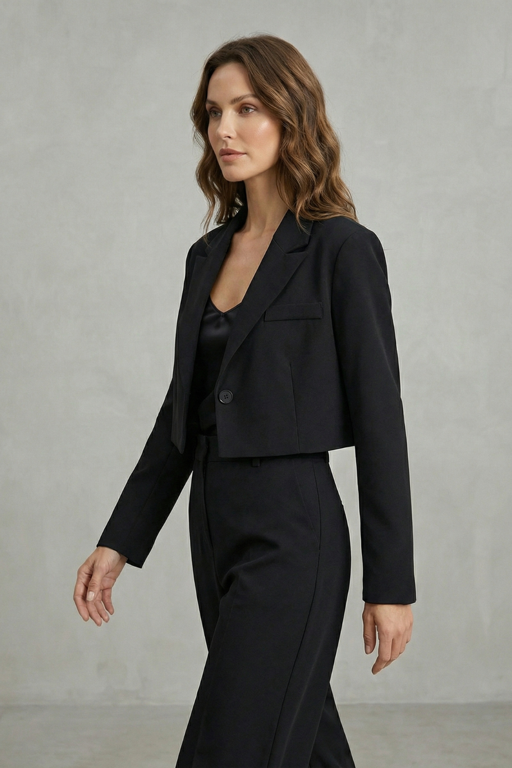 Kacob | Cropped Tailored Blazer