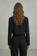 Kacob | Cropped Tailored Blazer