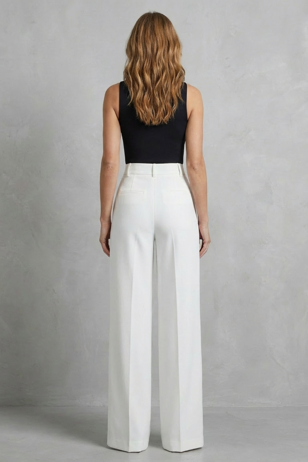 Kacob | High Waist Wide Leg Trousers