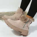 Kacob | Fur-Trim Chunky Ankle Boots