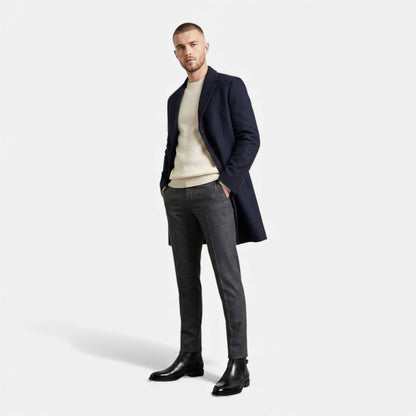 Kacob | Mens Leather Jodhpur Boots Slip On Black