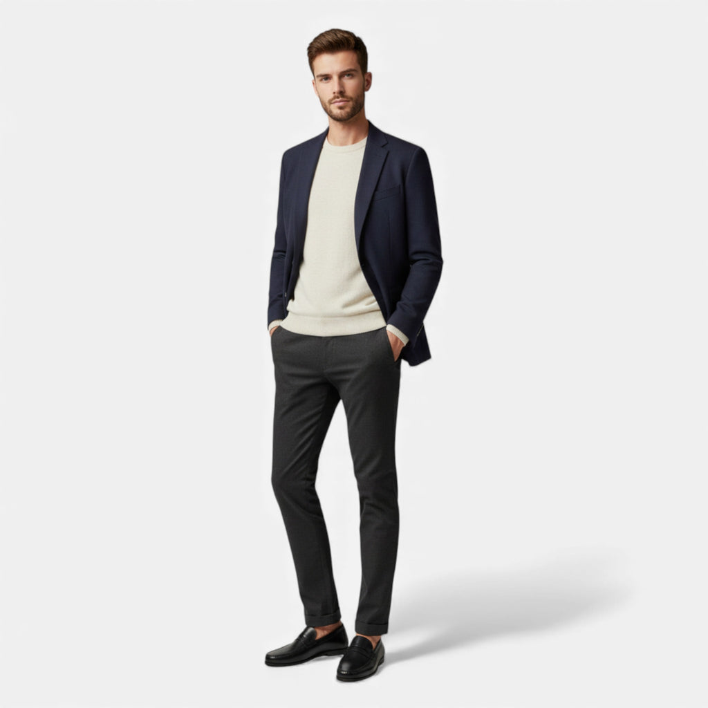 Kacob | Men's Leather Penny Loafers