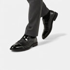 Kacob | Men's Loafers Pointed Toe Gloss Leather