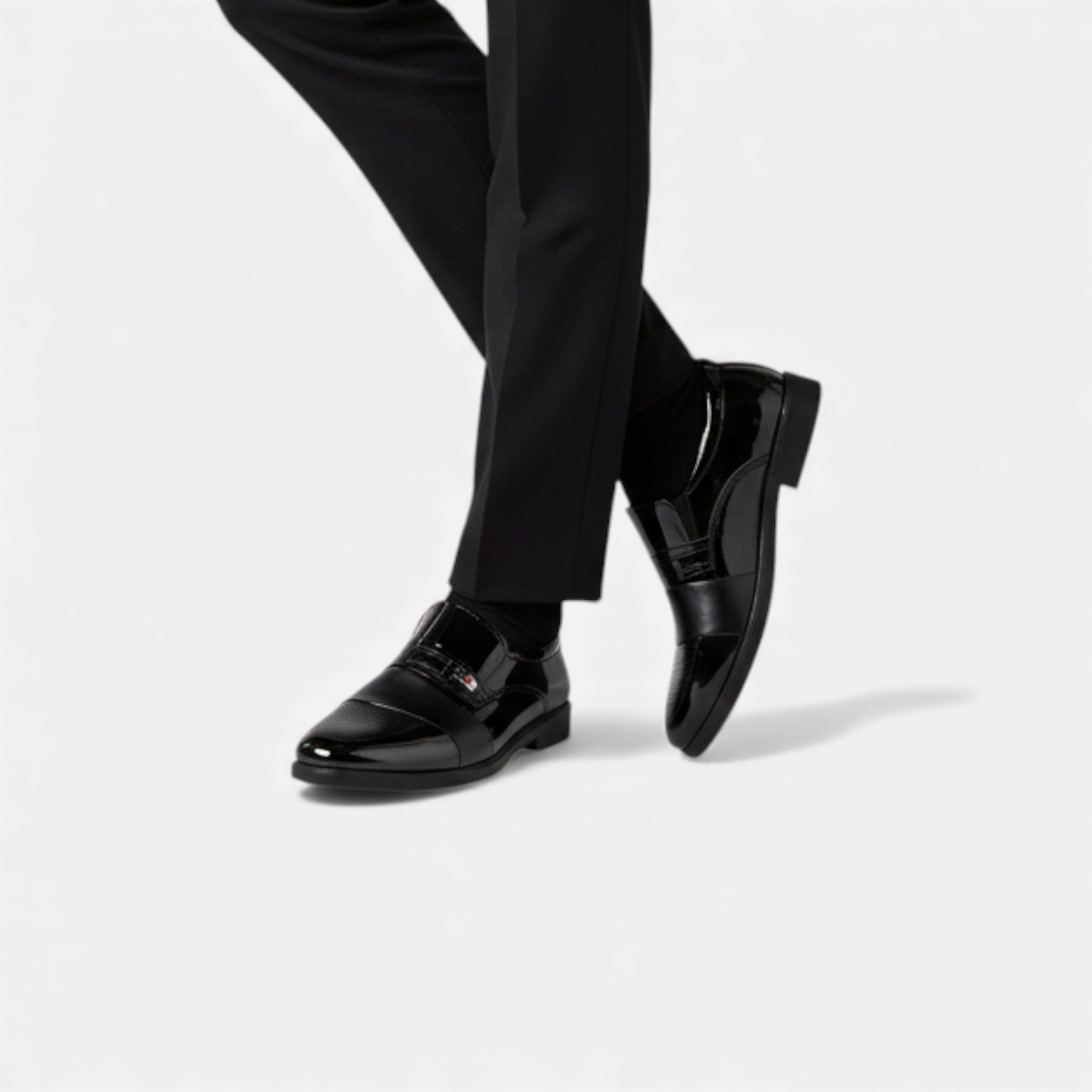 Kacob | Men's Slip On Loafers Black