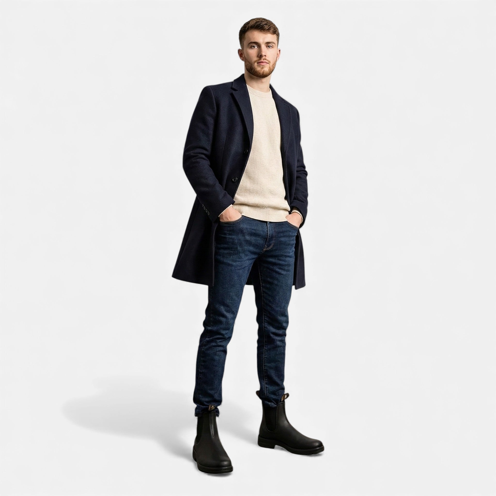 Kacob | Men's Leather Chelsea Boots Waterproof
