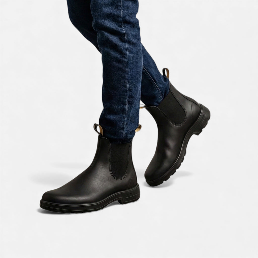 Kacob | Men's Leather Chelsea Boots Waterproof