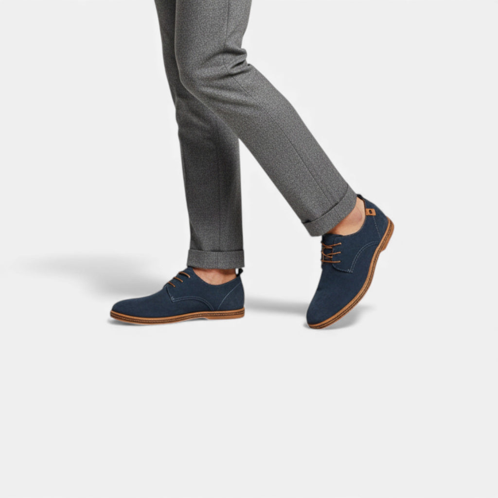 Kacob | Men's Vegan Leather Derby Shoes Suede Finish