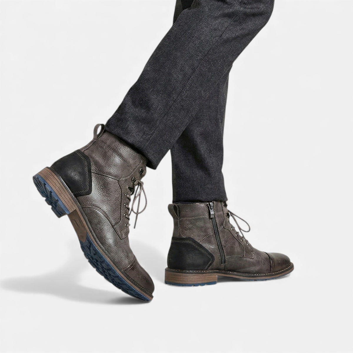 Kacob | Men's Leather Chelsea Boots Outdoor