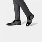 Kacob | Men's Oxford Wedding Shoes Contrast Leather