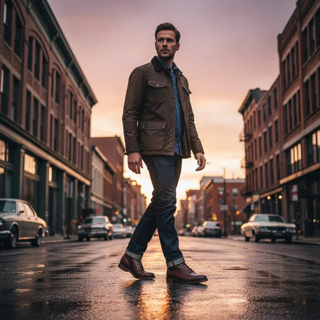 Kacob | Lace-Up Leather Chukka Boots