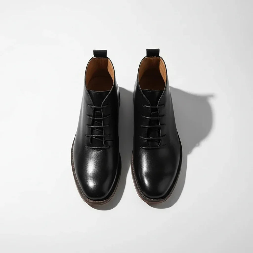 Kacob | Lace-Up Leather Chukka Boots