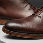 Kacob | Lace-Up Leather Chukka Boots