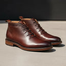 Kacob | Lace-Up Leather Chukka Boots