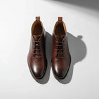 Kacob | Lace-Up Leather Chukka Boots