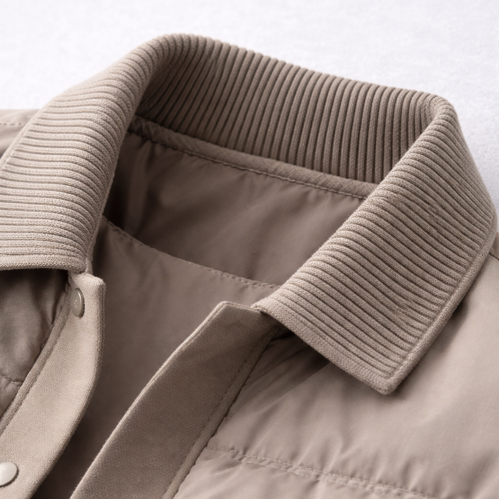 Kacob | Corduroy Collar Puffer Jacket