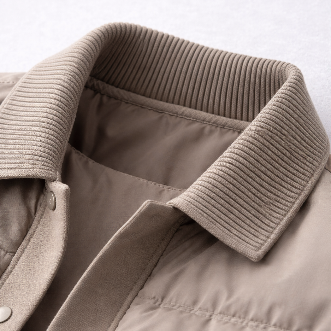 Kacob | Corduroy Collar Puffer Jacket