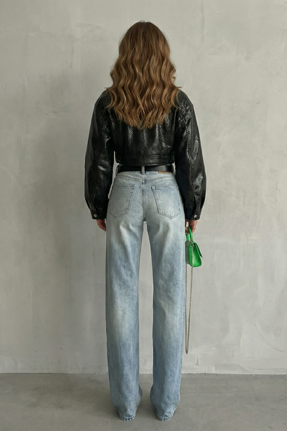Kacob | Mid Rise Straight Leg Jeans