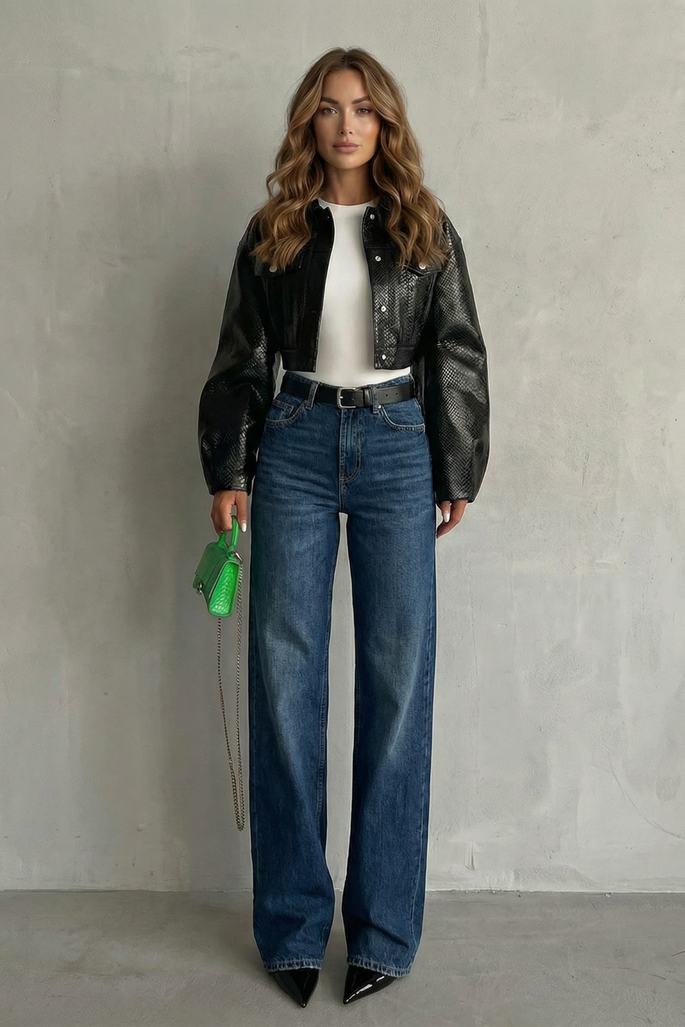 Kacob | Mid Rise Straight Leg Jeans