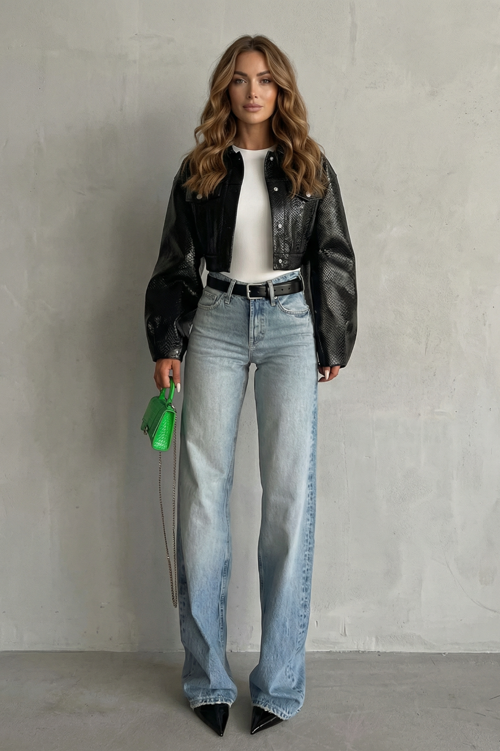 Kacob | Mid Rise Straight Leg Jeans