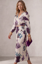 Kacob | Watercolour Floral Two Piece Set