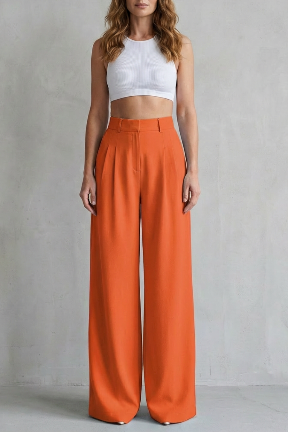 Kacob | Wide Leg Tailored Trousers