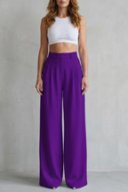 Kacob | Wide Leg Tailored Trousers