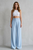 Kacob | Wide Leg Tailored Trousers