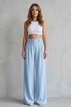 Kacob | Wide Leg Tailored Trousers