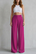 Kacob | Wide Leg Tailored Trousers