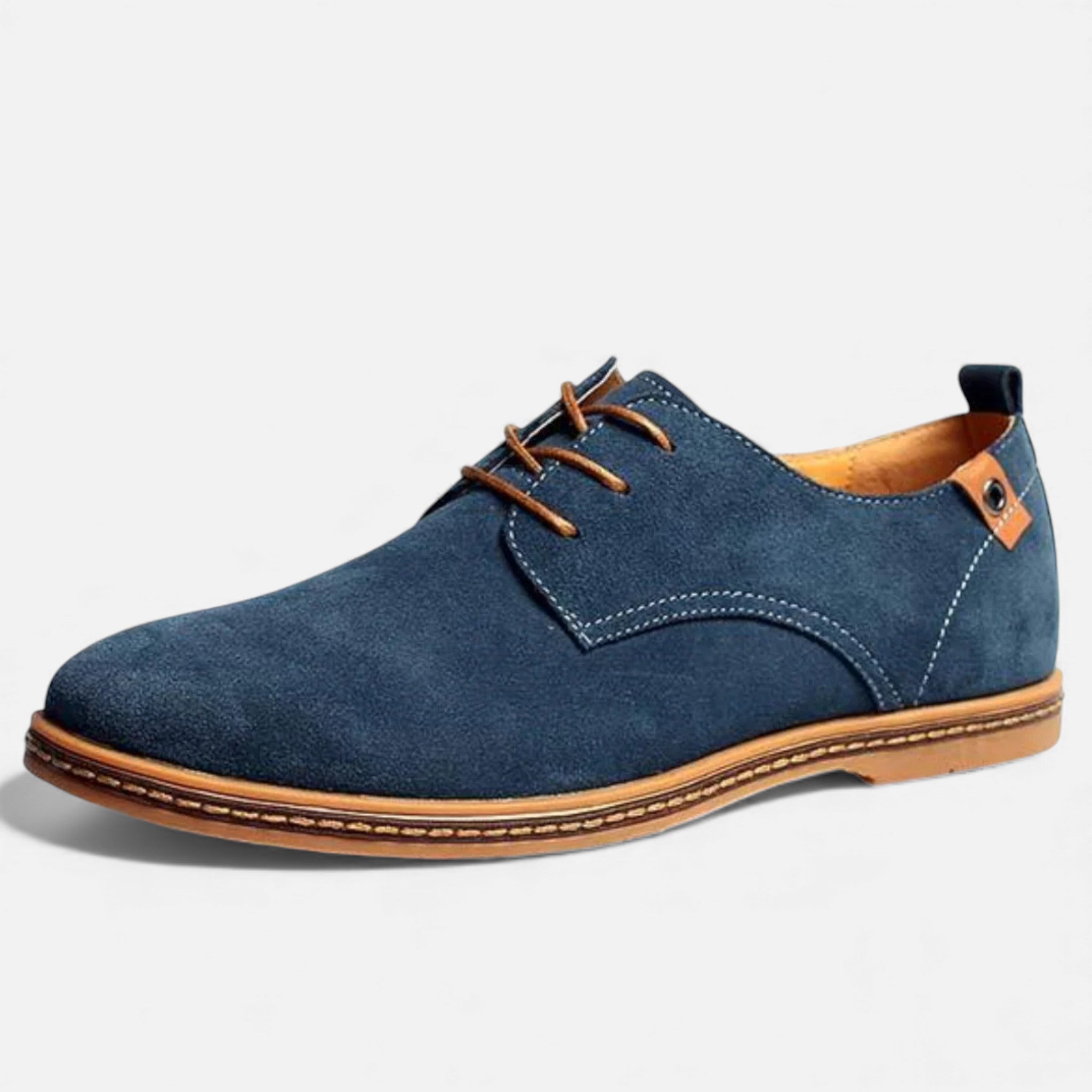 Kacob | Mens Vegan Leather Derby Shoes Suede Finish