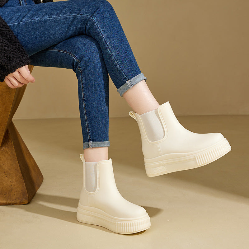kacob womens sleek everyday rain boots