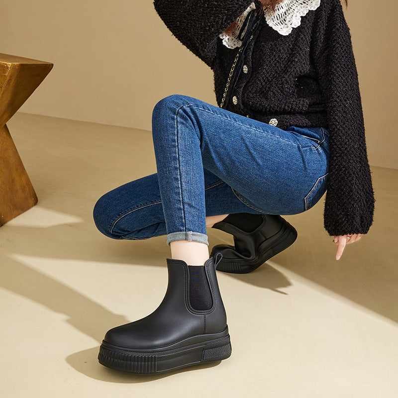 kacob womens sleek everyday rain boots