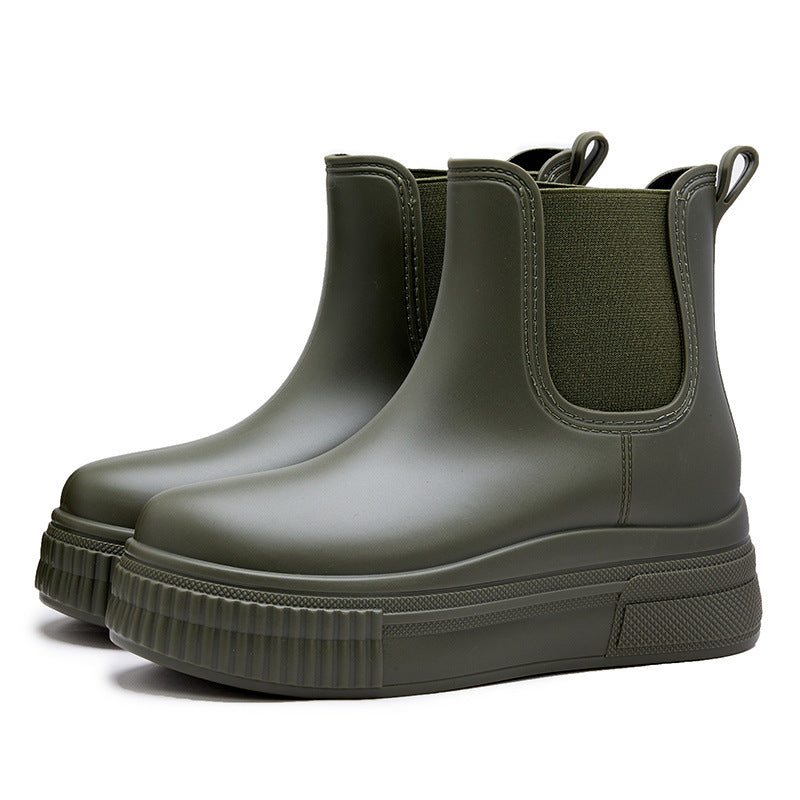 kacob womens sleek everyday rain boots