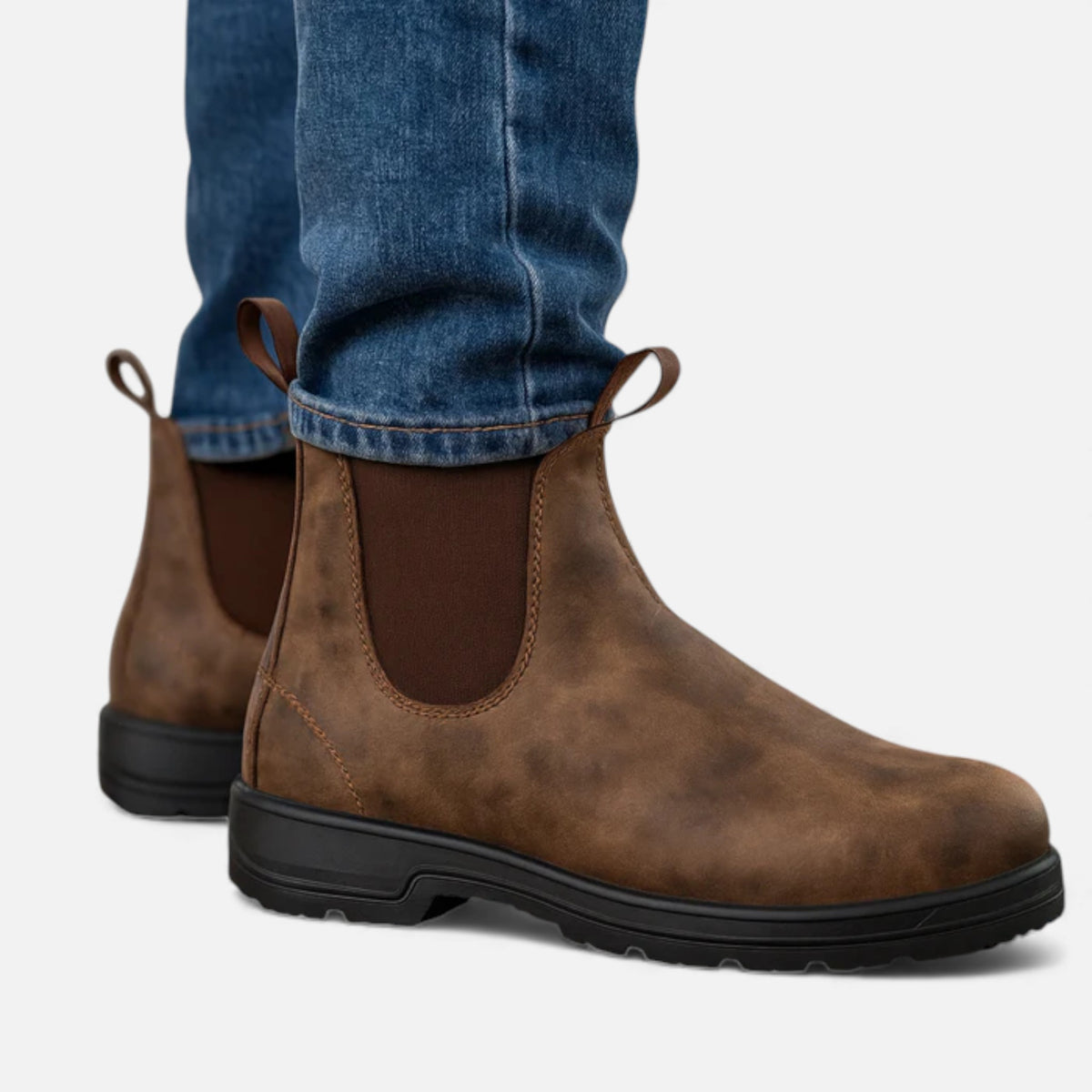 Kacob | Men's Leather Chelsea Boots Waterproof
