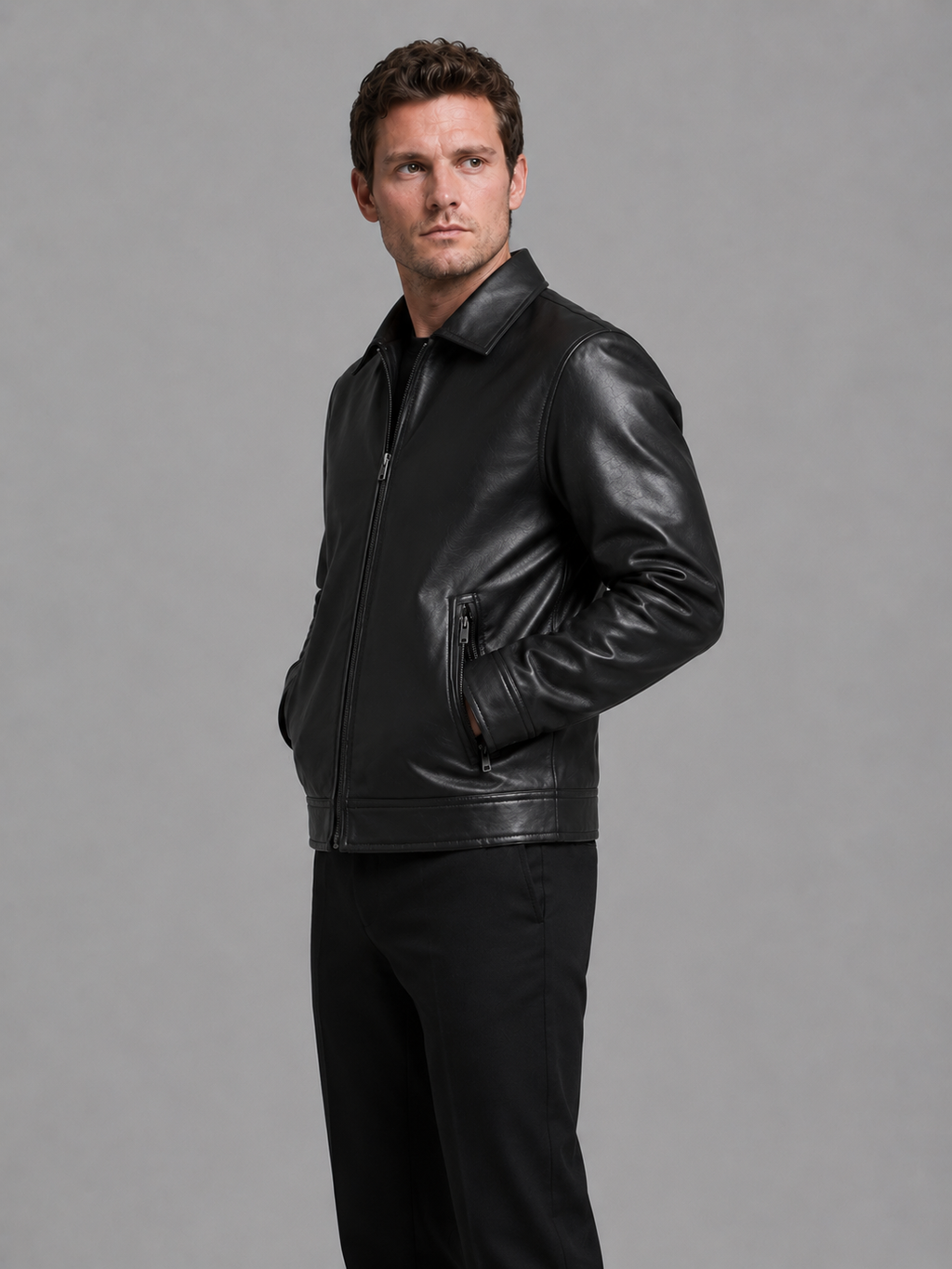 Kacob | Men's Leather Jacket