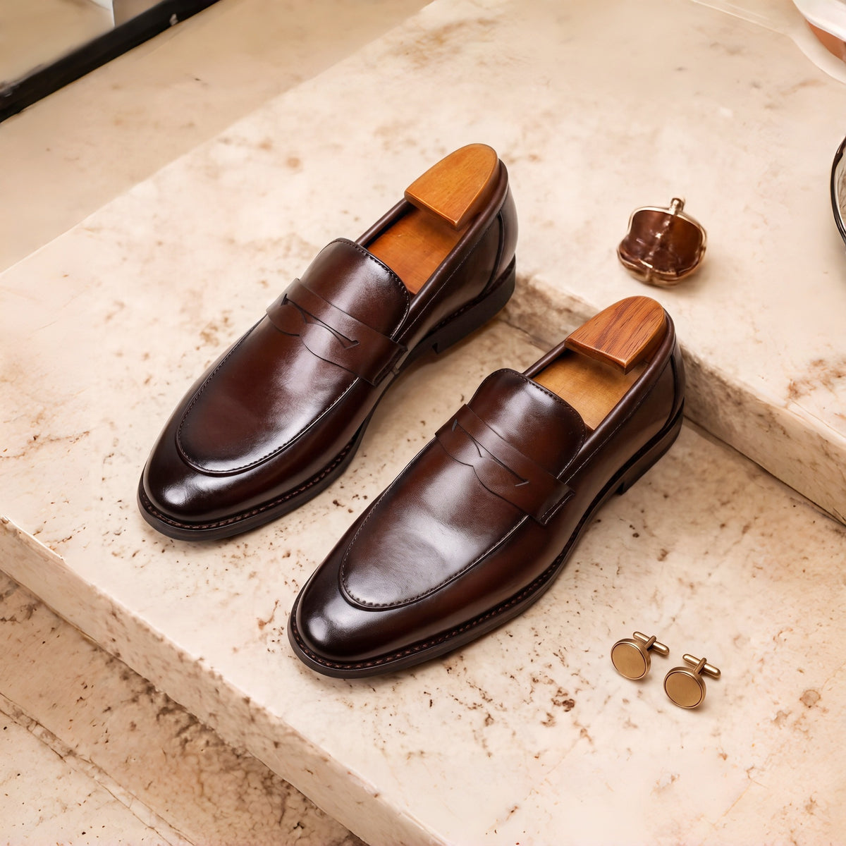 Kacob | Men's Casual Leather Loafers Urbain