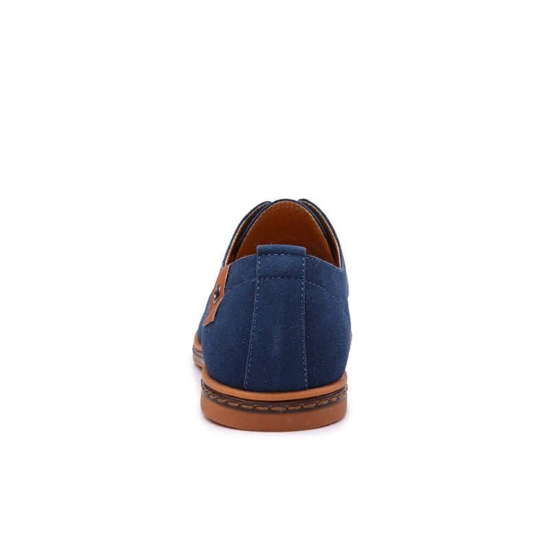 Kacob | Men's Vegan Leather Derby Shoes Suede Finish
