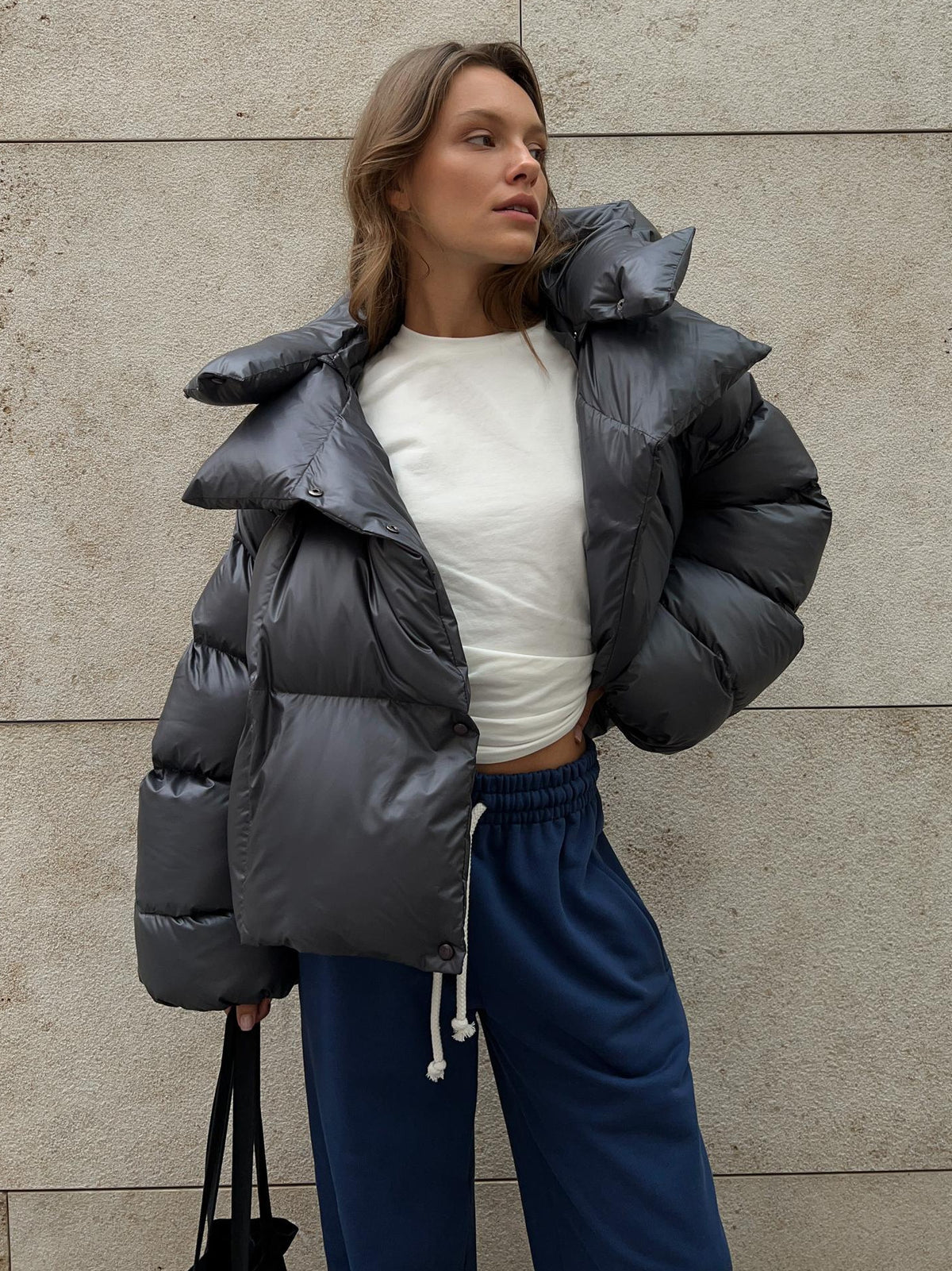 Kacob | Cropped Puffer Jacket