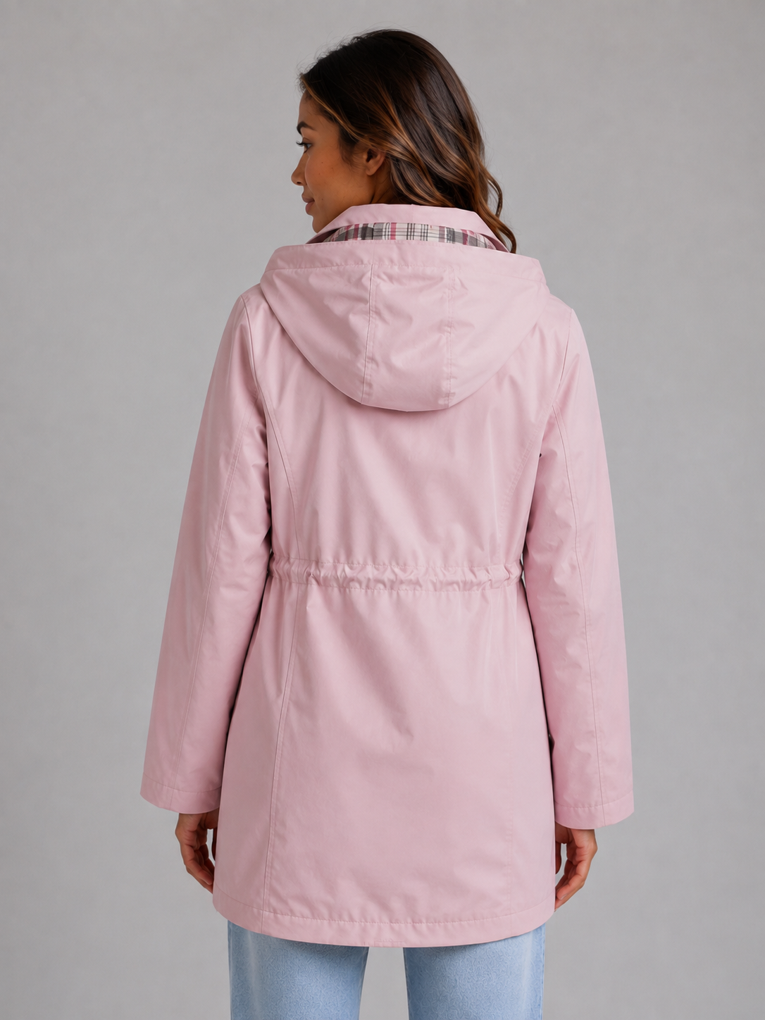 Kacob | Drawstring Hooded Rain Parka