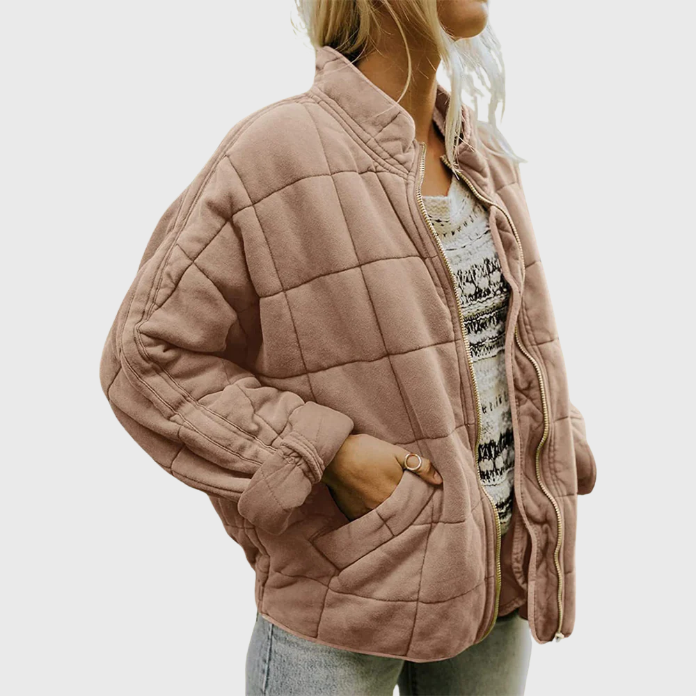 Kacob | Quilted Zip-Up Jacket