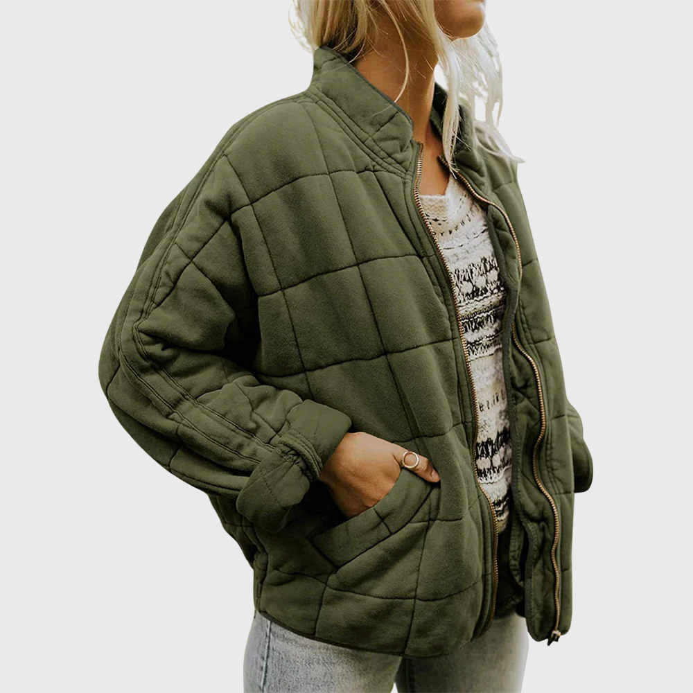 Kacob | Quilted Zip-Up Jacket
