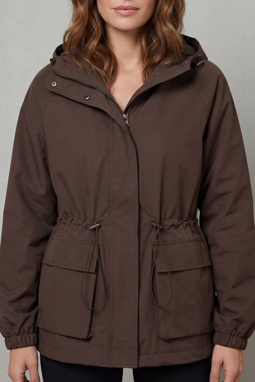 Kacob | Utility Drawstring Waterproof Jacket