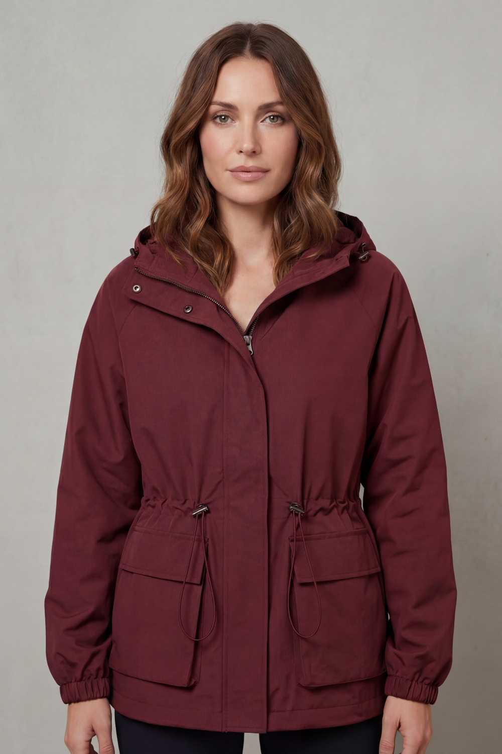 Kacob | Utility Drawstring Waterproof Jacket