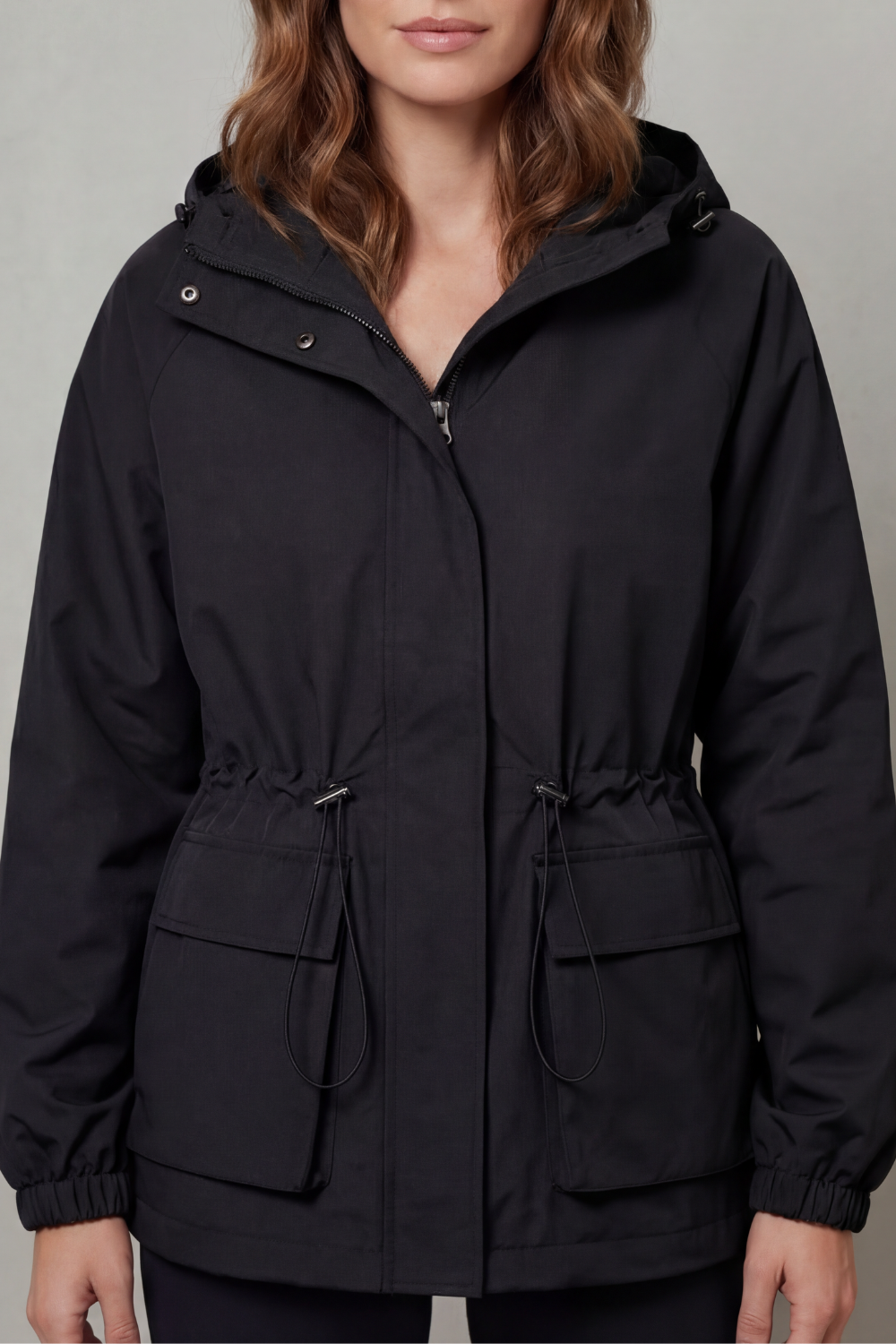 Kacob | Utility Drawstring Waterproof Jacket