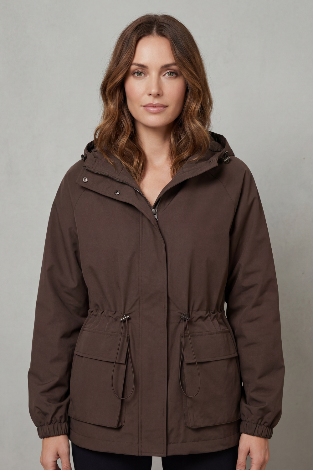 Kacob | Utility Drawstring Waterproof Jacket