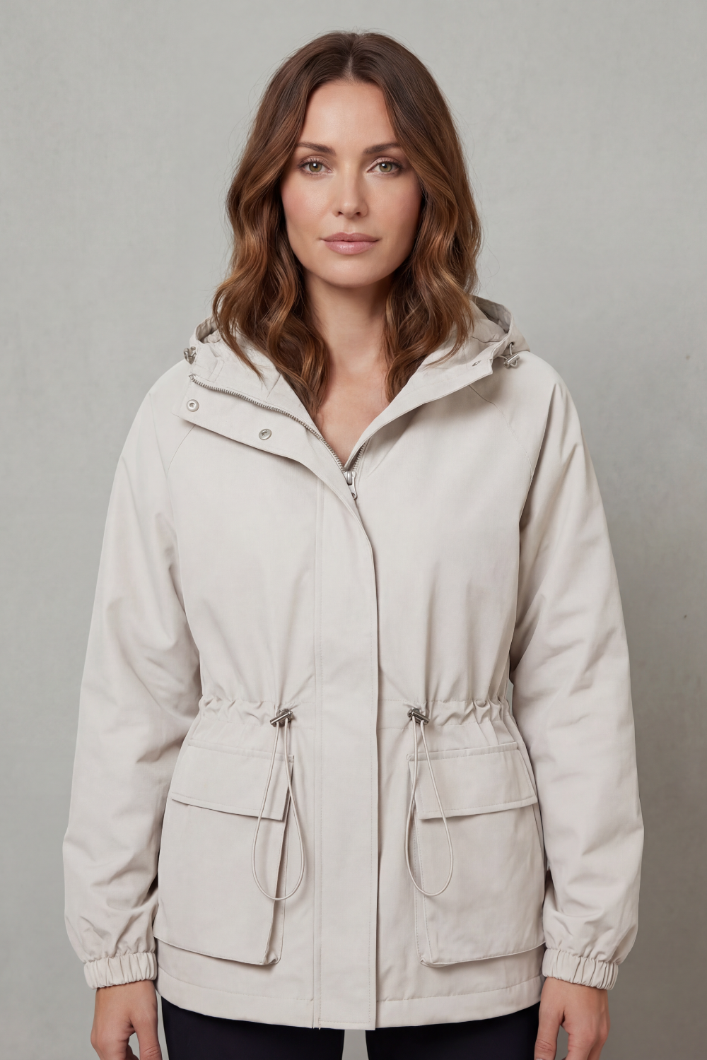 Kacob | Utility Drawstring Waterproof Jacket